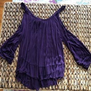 Free people purple sweater